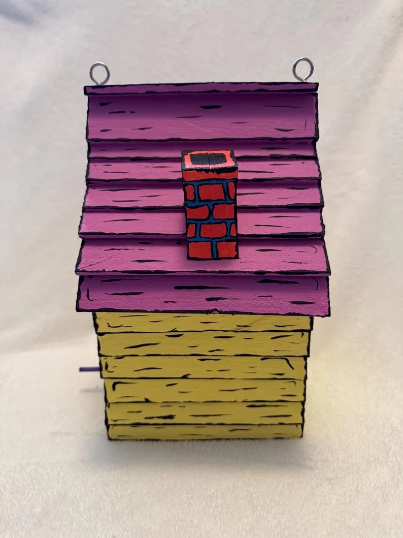 🔥- Dr Seuss Inspired Wooden Handmade Birdhouse (🔥BUY 2 FREE SHIPPING)