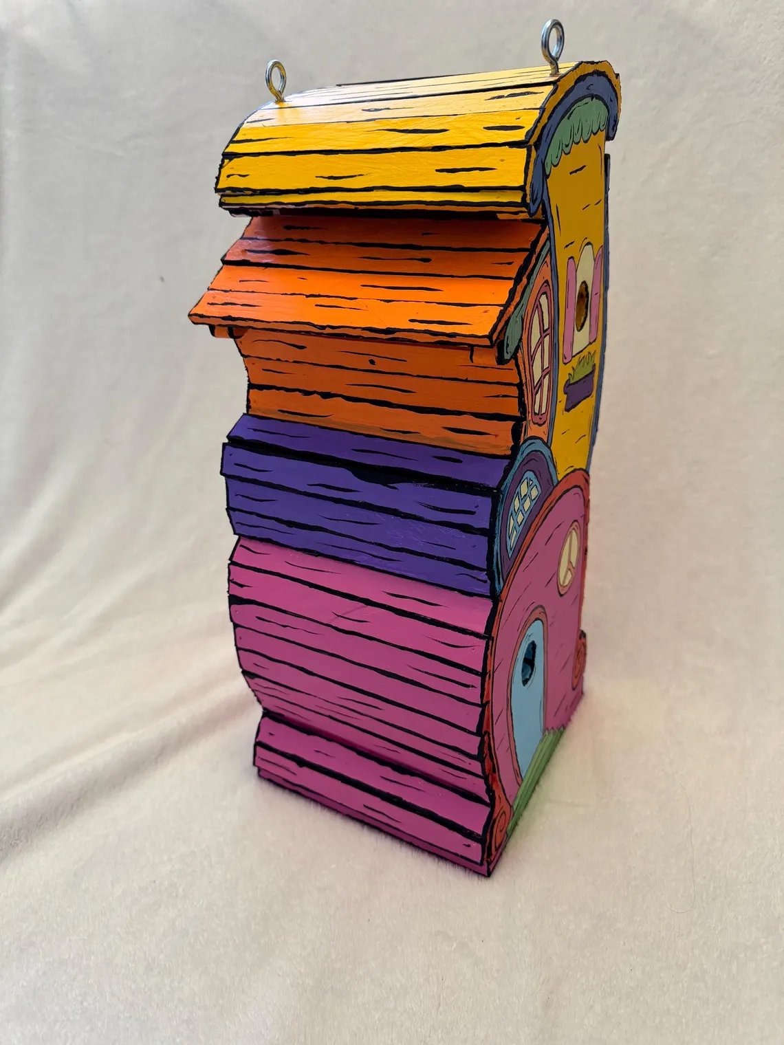 🔥- Dr Seuss Inspired Wooden Handmade Birdhouse (🔥BUY 2 FREE SHIPPING)