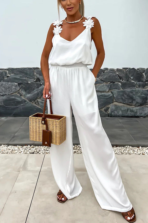 Women's Sleeveless Wide Leg Jumpsuit - 🔥Buy two and get free shipping!