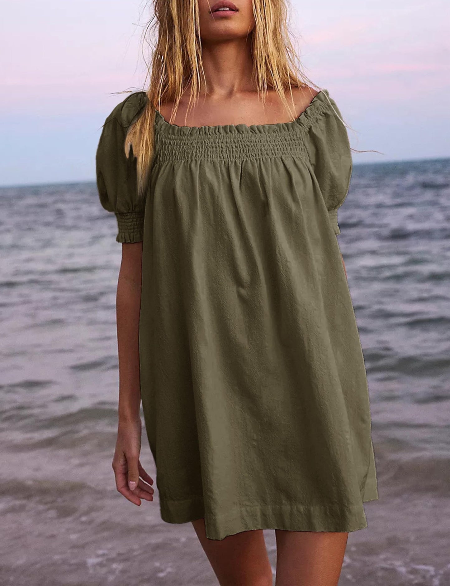 🎉This week's special offer💗Women's Summer A-Line Mini Dress with Pockets