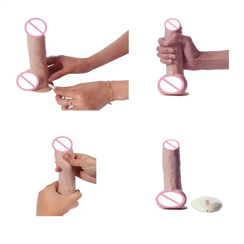 Realistic Vibrating Relaxation Massager for Women – Wireless Remote Controlled Wellness Device