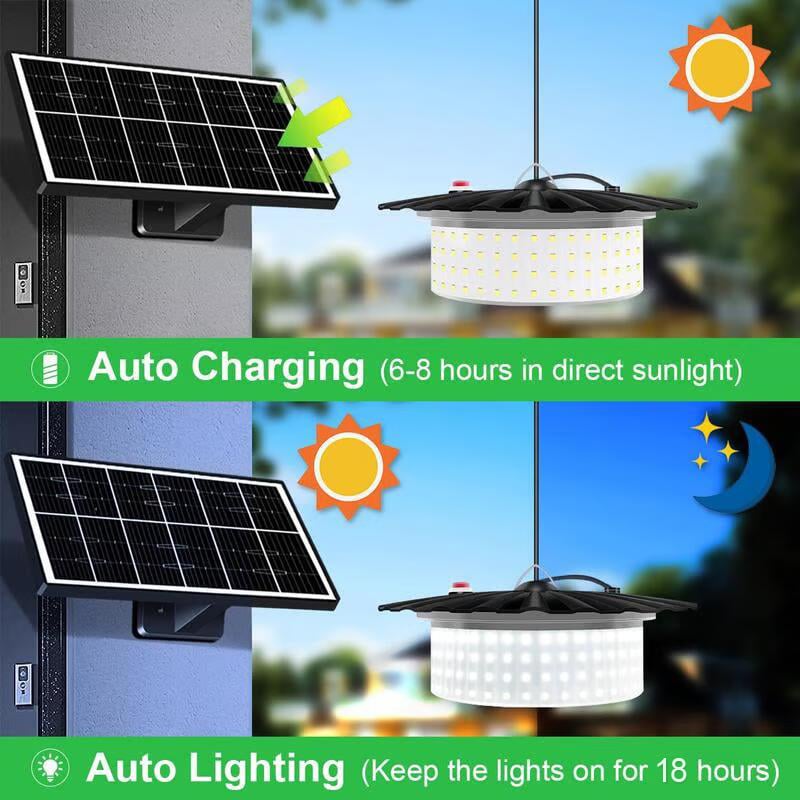 🔥2025 HOT SALE-49% OFF🔥224-LED Solar Pendant Light with Moving Sensor