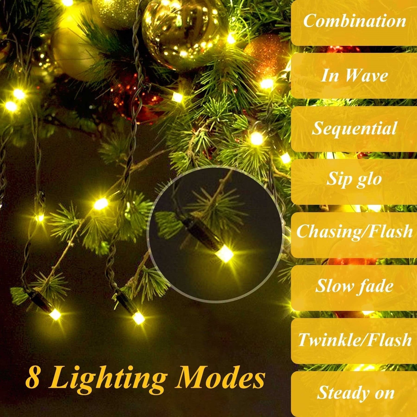 Christmas Pre-sale SALE🎄Christmas Tree Waterfall Lights with Ring
