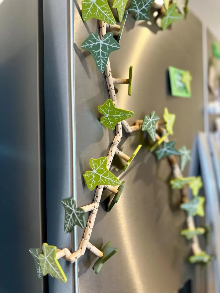 3D Ivy Fridge Magnets