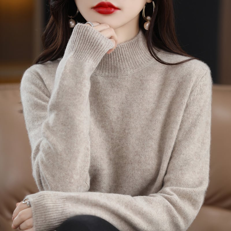 Women's cashmere sweater, 100% wool, say goodbye to static electricity - buy two and get free shipping!
