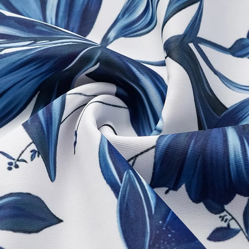 😍V Neck Ruffle Lace Up Printed One Piece Swimsuit and Skirt👗