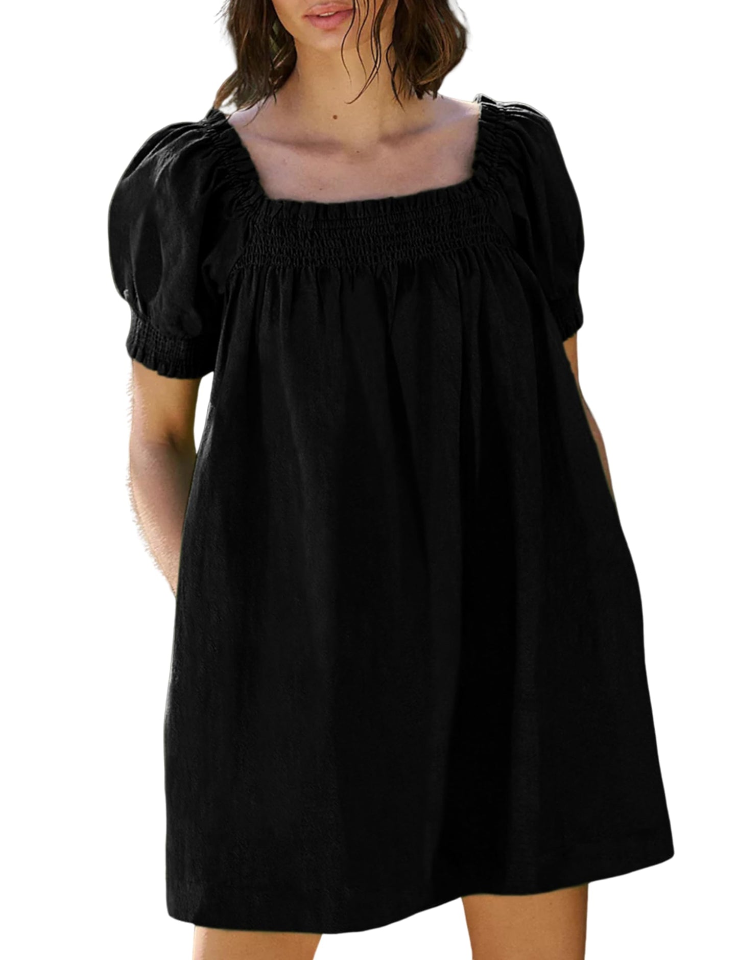 🎉This week's special offer💗Women's Summer A-Line Mini Dress with Pockets