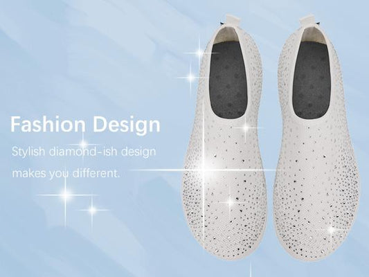 ❄️Summer Sale: $19.99❄️ - Women's Rhinestone Barefoot Adventure Shoes