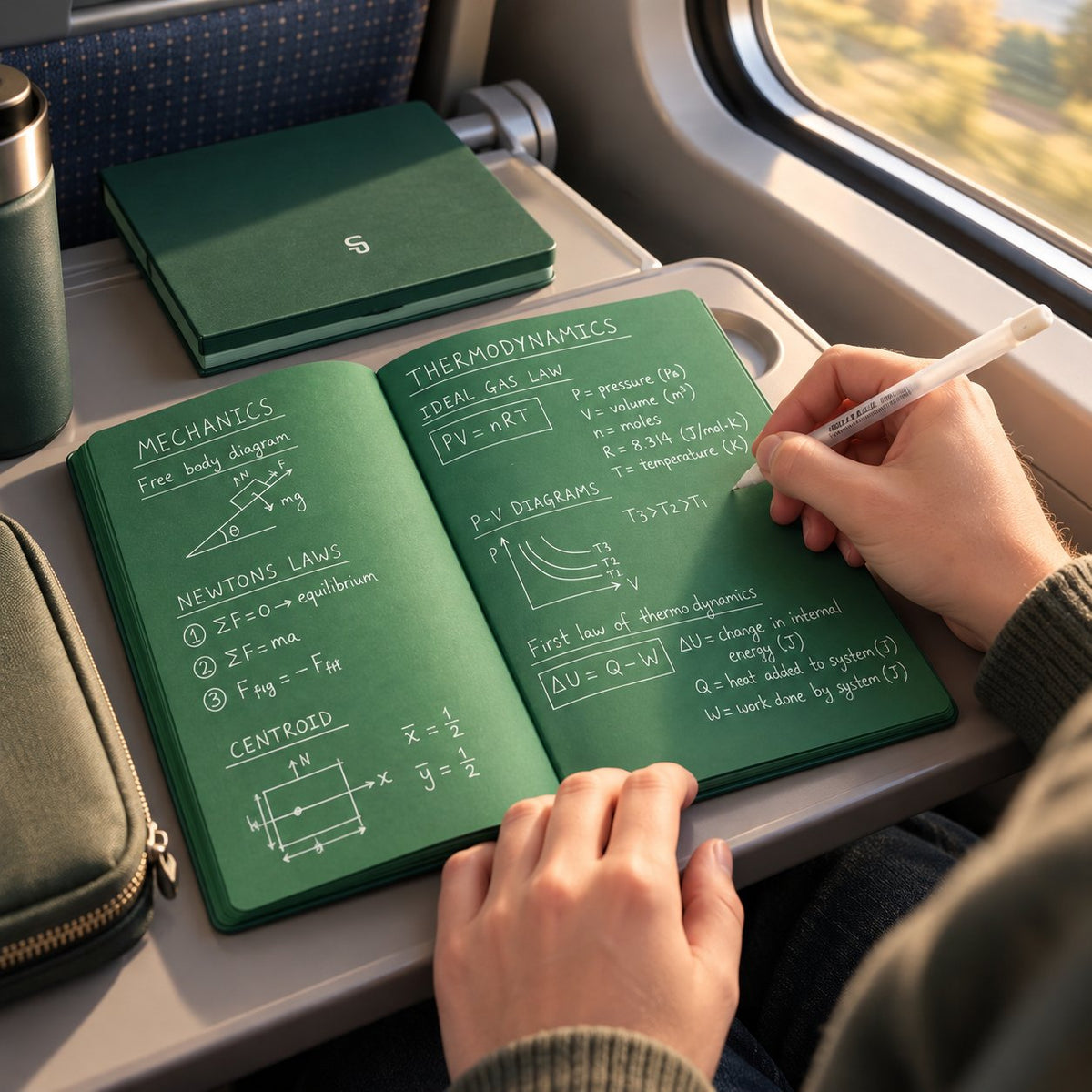 ๐ The All-Green Notebook โ 198 Blank Pages