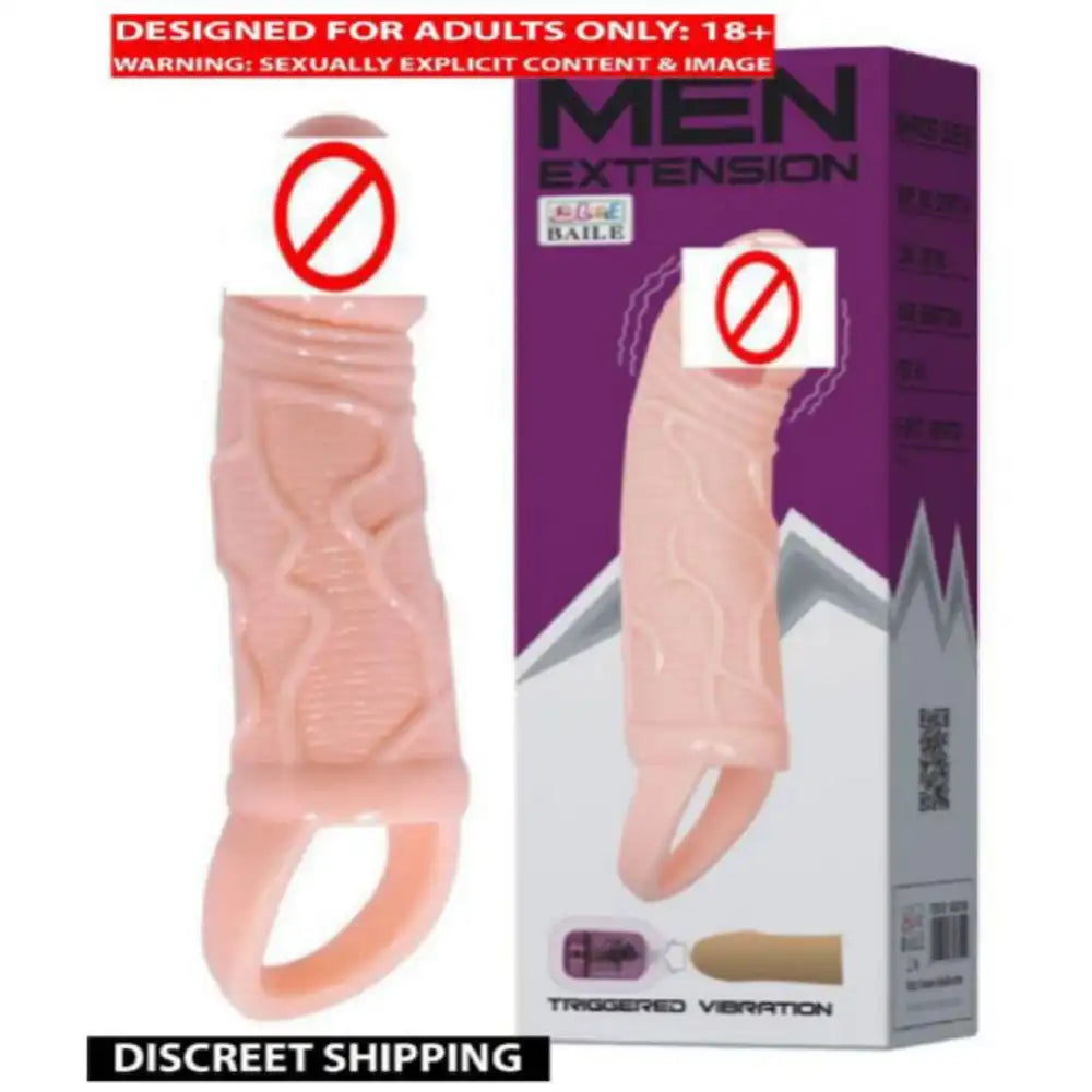 Soft Silicone Sleeve Dragons Reusable Condom – Textured Extension Wellness Sleeve