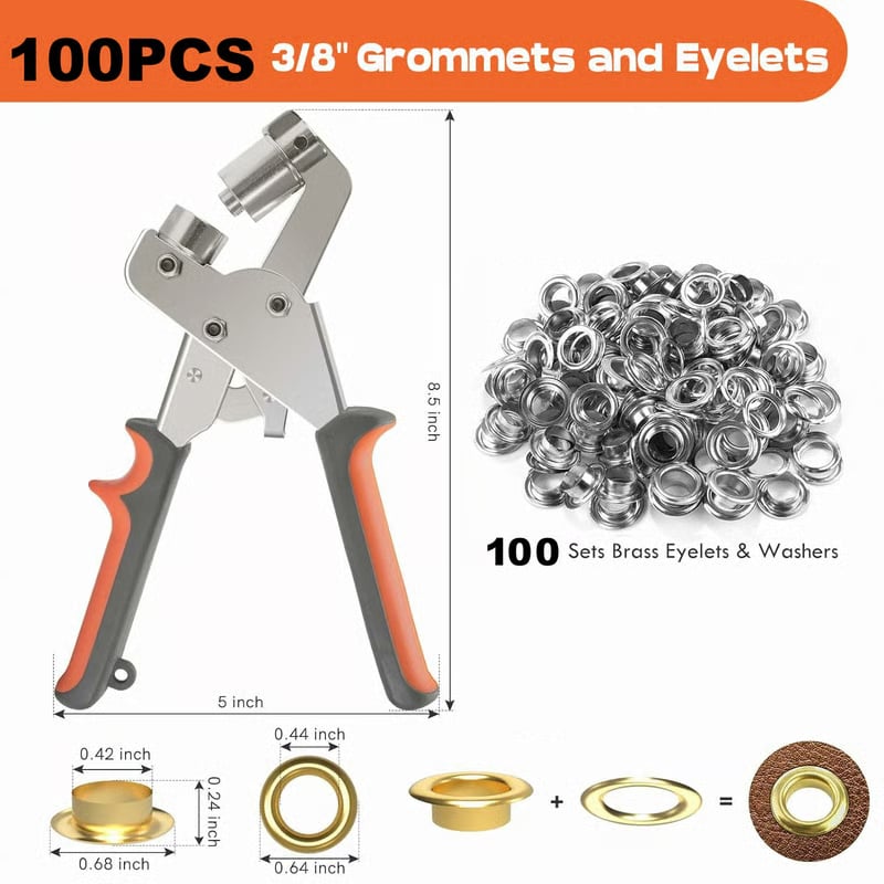 🔧Professional Grommets Kit
