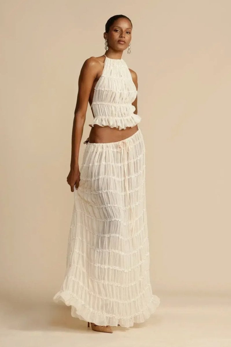 Backless Pleated Set(Buy 2 Free Shipping) mysite
