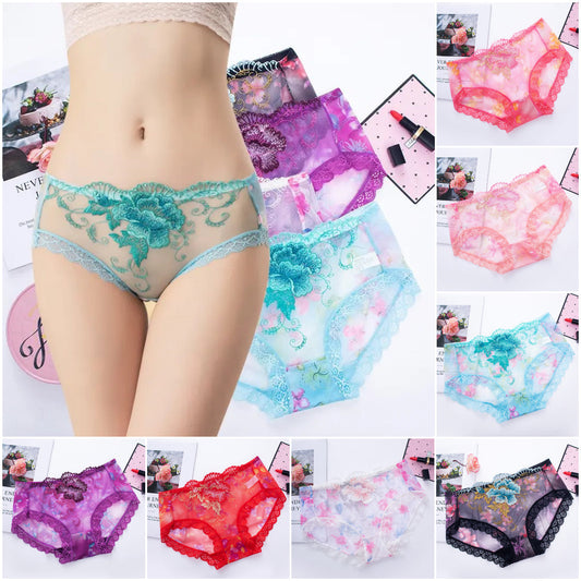 š„Buy 7 get 7 freeš„Antibacterial cotton panty with lace embroidery