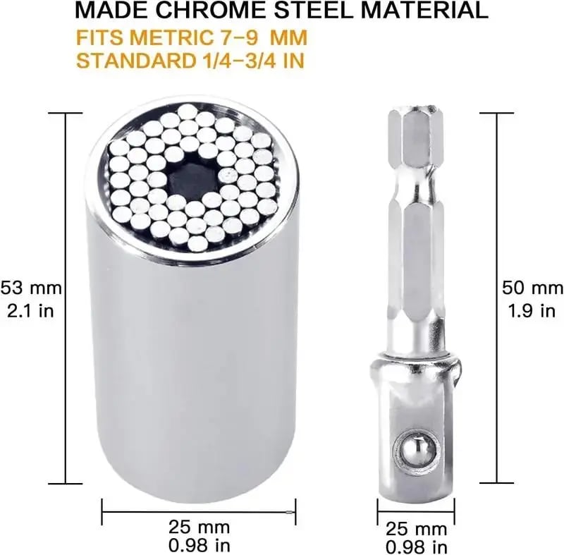🔧 LIMITED‑TIME 50% OFF! ✨ Honeycomb Universal Wrench Socket Set – Multi‑Size, Labor‑Saving, Compact ✨