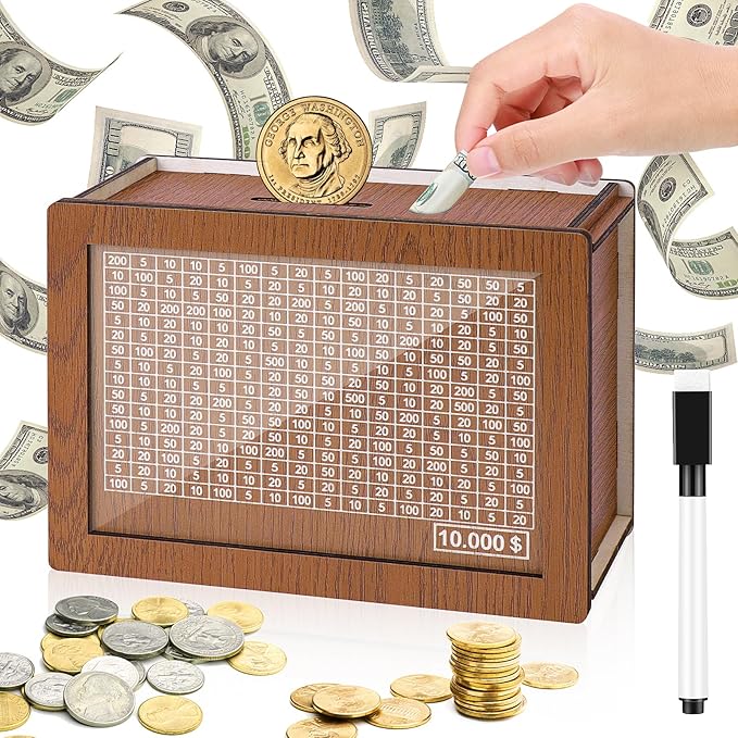 🔥Wooden Savings Box🎁