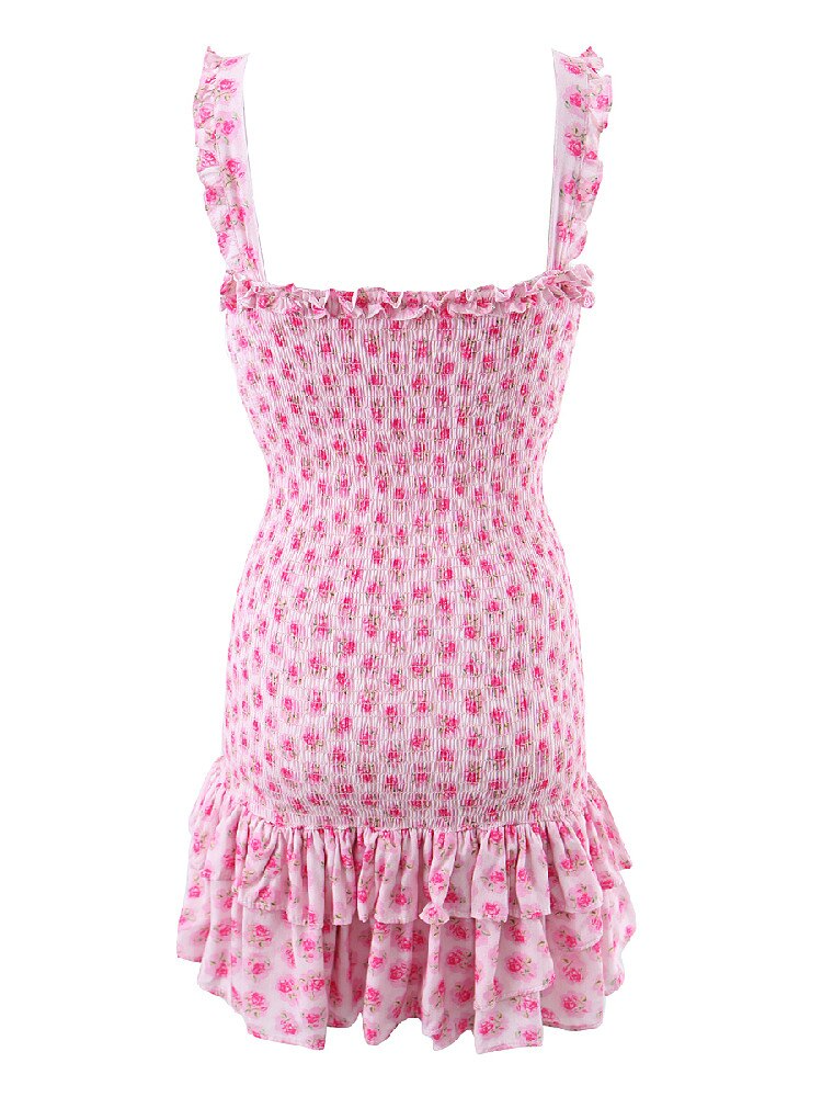Flirty Ruffle Sleeveless A-line Mini Dress - Perfect for a Stylish Summer Look mysite