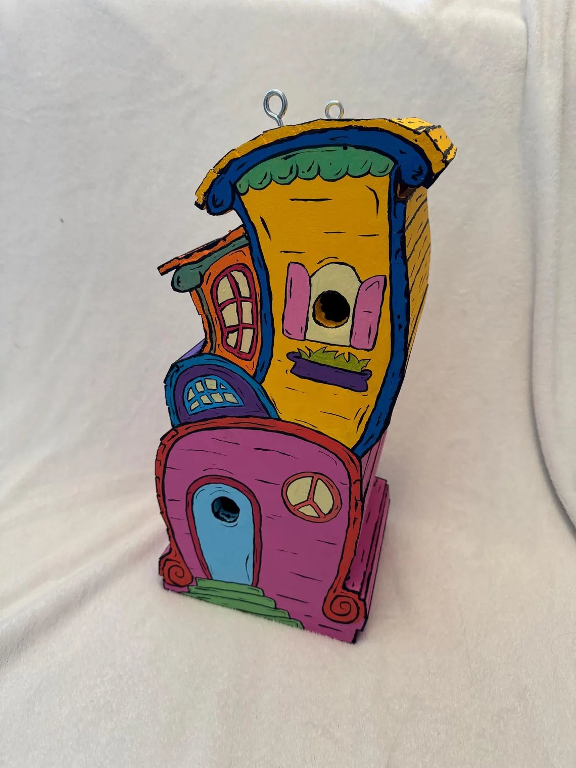 🔥- Dr Seuss Inspired Wooden Handmade Birdhouse (🔥BUY 2 FREE SHIPPING)