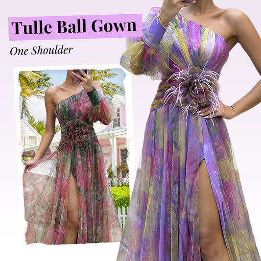 🌸Spring Specials💐 Women's Tulle Irregular Gown Dresses