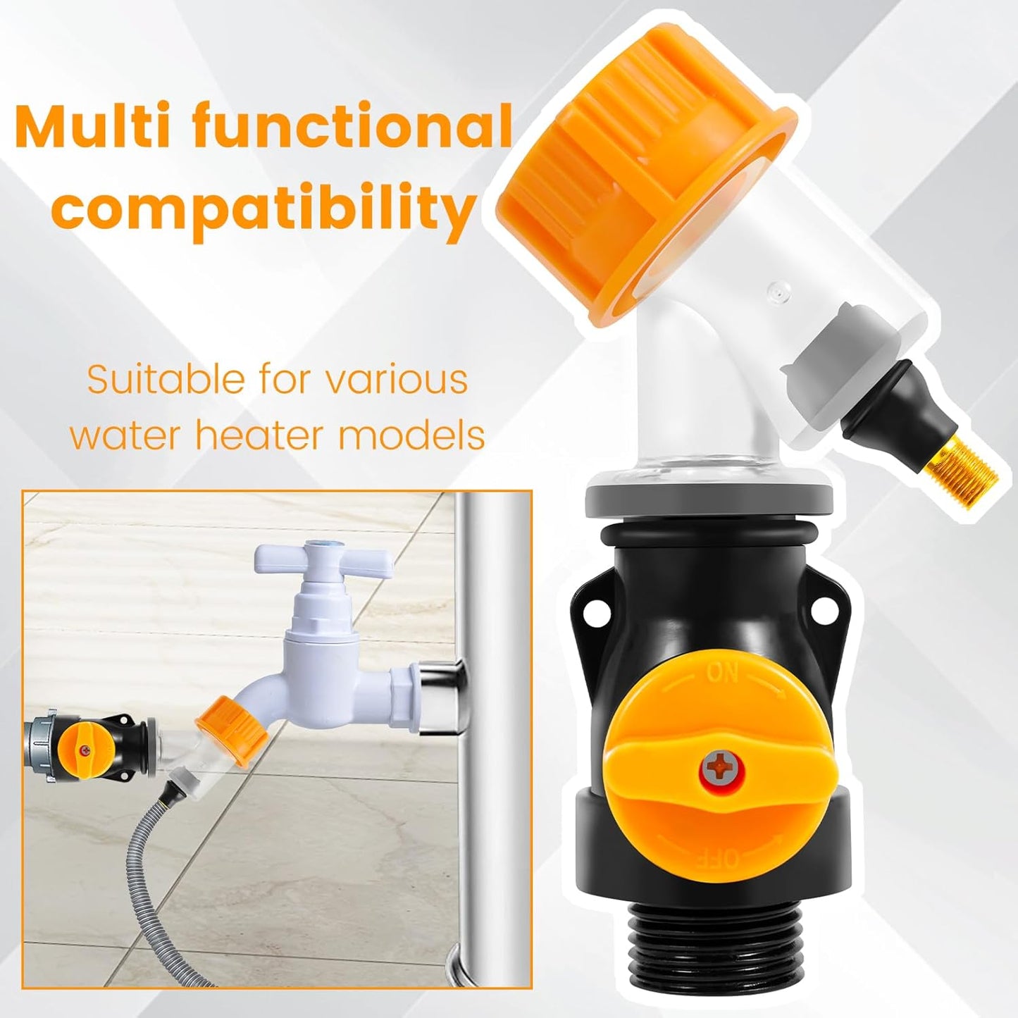 🔥🔥Water Heater Cleaning and Flushing Enhancer – Patented Sediment & Pressure Booster