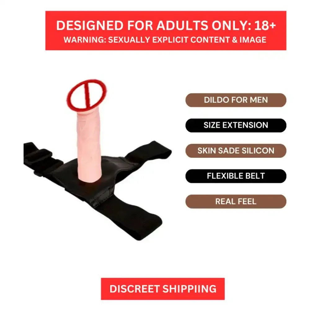 Men's Reusable Extra Dotted Sleeve with Adjustable Belt – Wearable Silicone Support Strap System