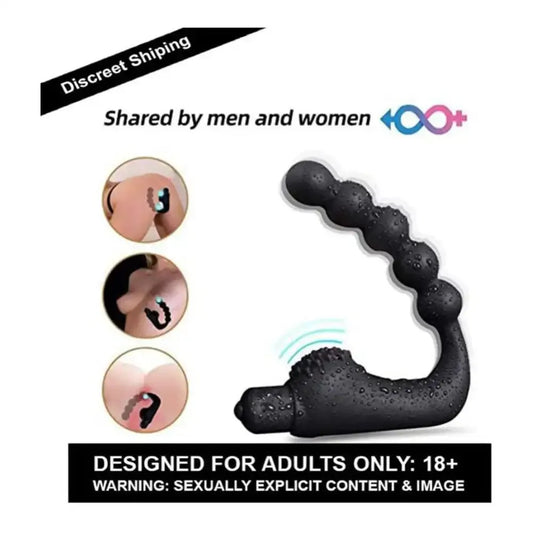 Vibrating Beads Silicone Massager ā Flexible Personal Wellness Device
