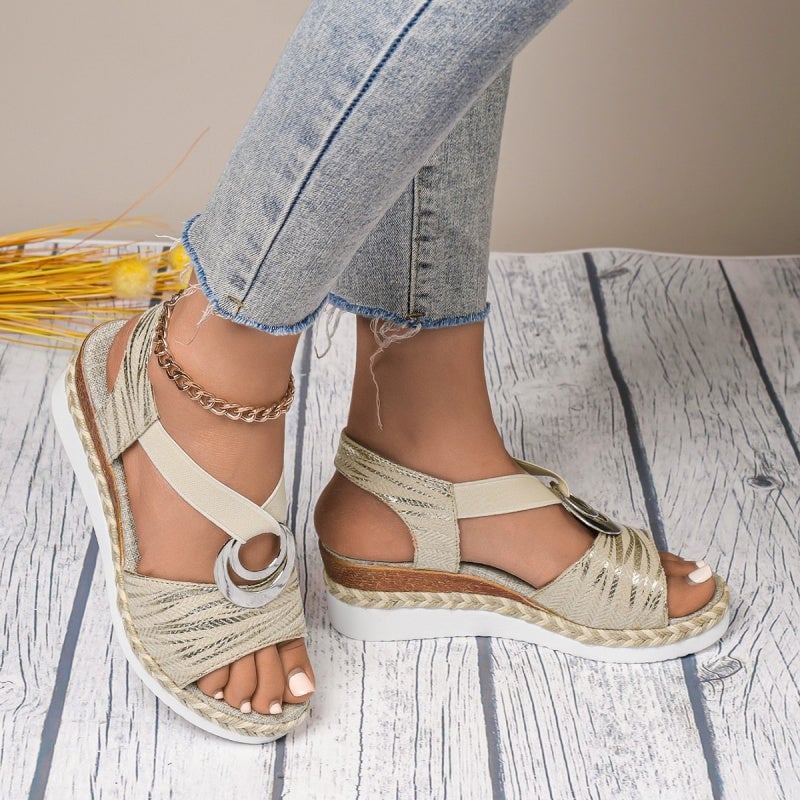 Amina | Women’s Spring Open Toe Wedge Sandals main image 0