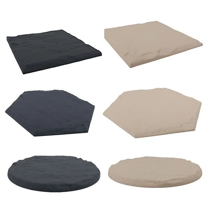 15.5' Decorative Stepping Stones That Stake Into The Ground