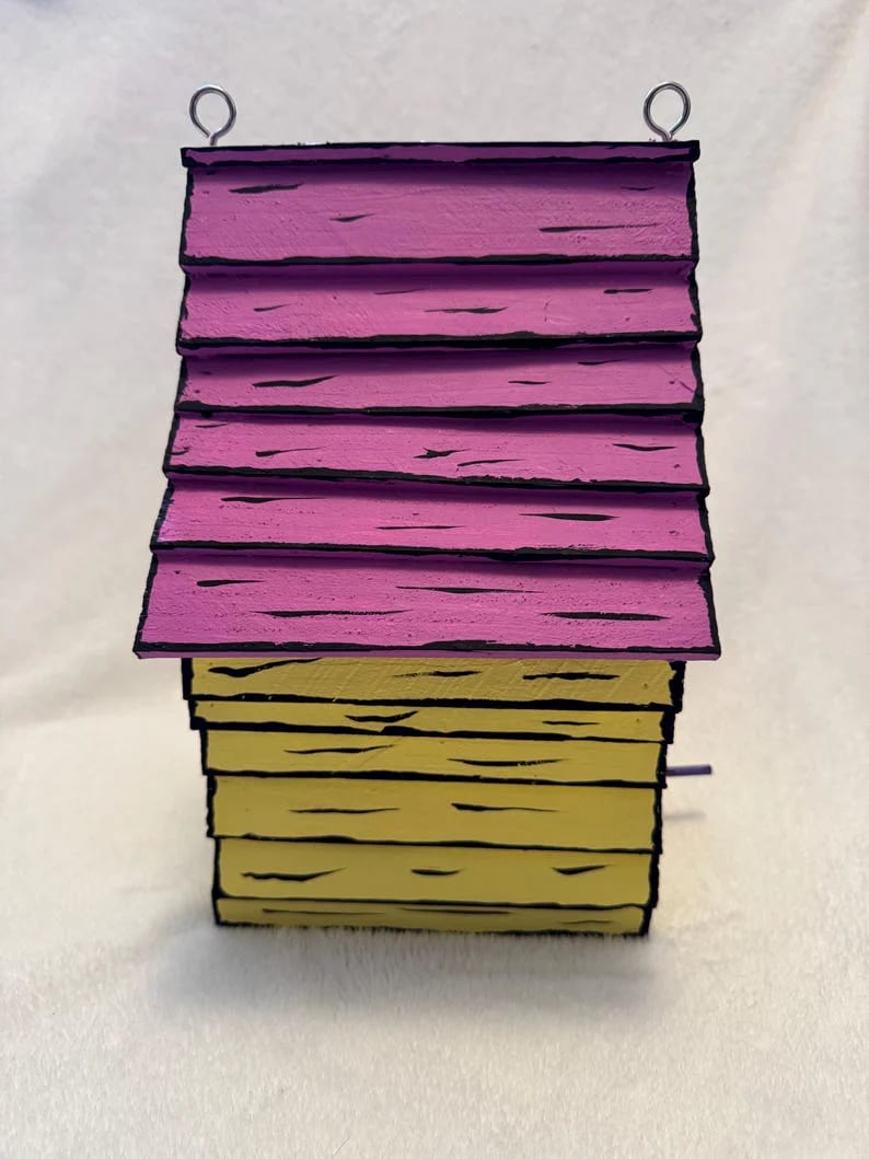 🔥- Dr Seuss Inspired Wooden Handmade Birdhouse (🔥BUY 2 FREE SHIPPING)