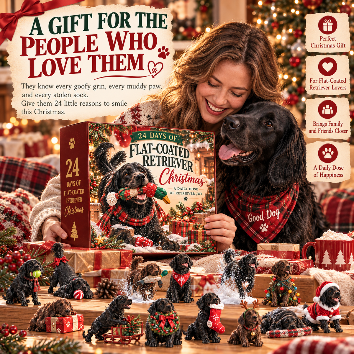 πΎ Flat-Coated Retriever Advent Calendar 2026 π β 24 Days of Love, Laughter & Little Mischief β€οΈ