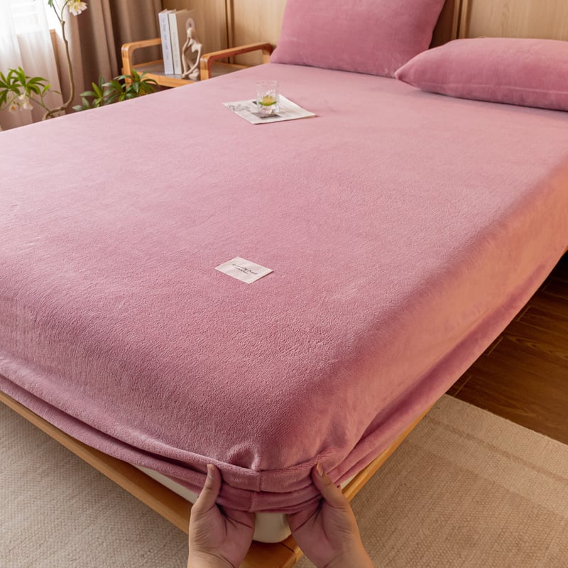 Milk velvet Bedding Set / Soft Warm Bedding Set