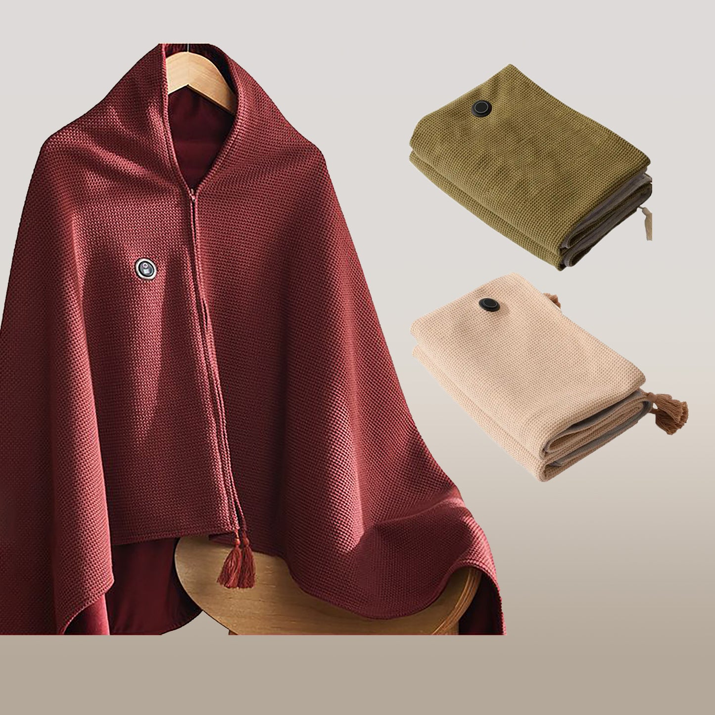 🎅Best Winter Gifts 🔥Portable Heated Shawl (Buy 2 Free Shipping)