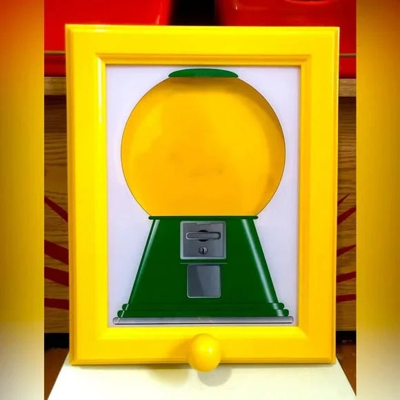 🍬Rare Vintage The Handy Candy Frame - Hanging Candy Machine Art🔥
