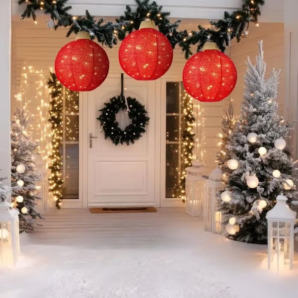 ðHanging Pop-Up Outdoor Christmas Ornaments