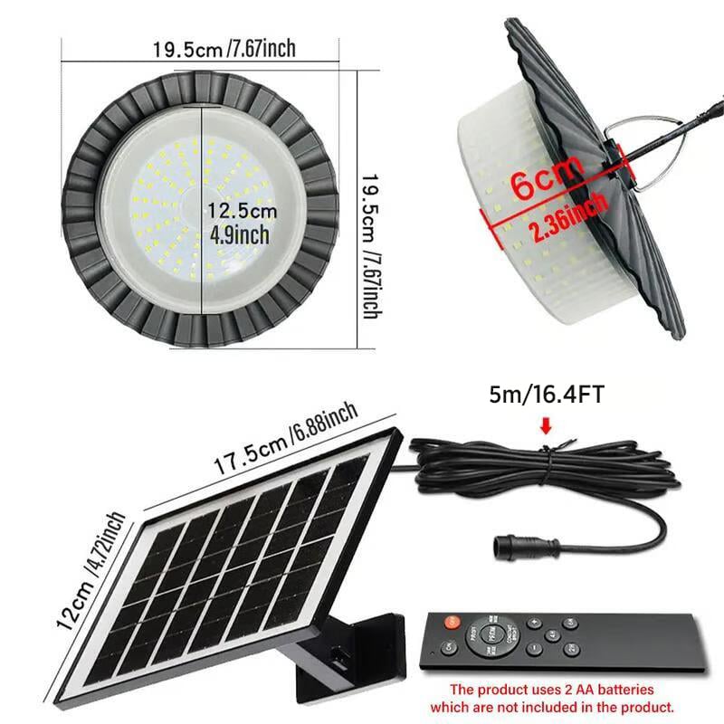🔥2025 HOT SALE-49% OFF🔥224-LED Solar Pendant Light with Moving Sensor