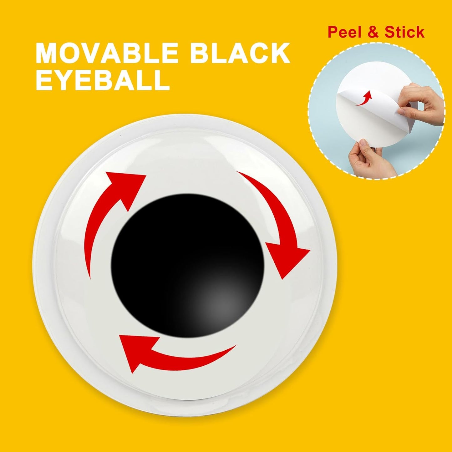 🔥Giant Wiggle Googly Eyes with Self Adhesive