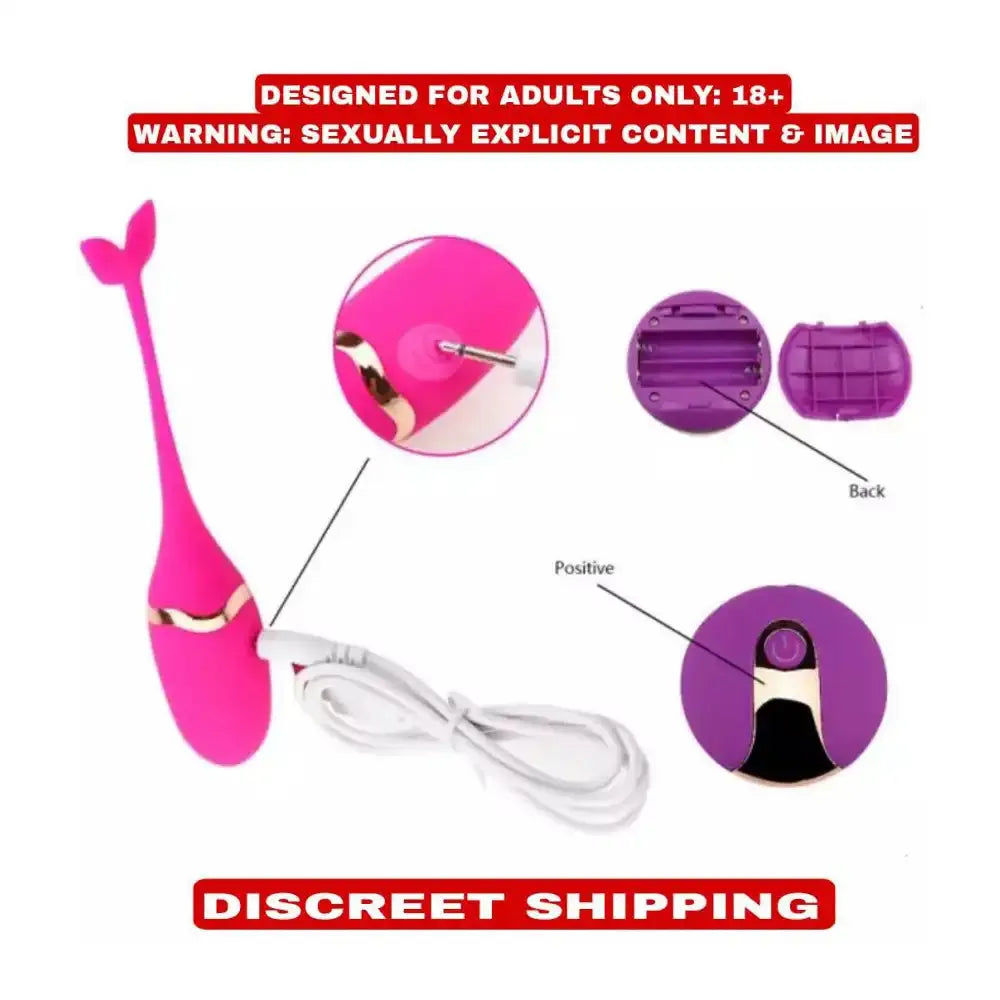 Wireless Remote Control USB Rechargeable Vibrating Egg Massager – Multi-Mode Personal Wellness Device