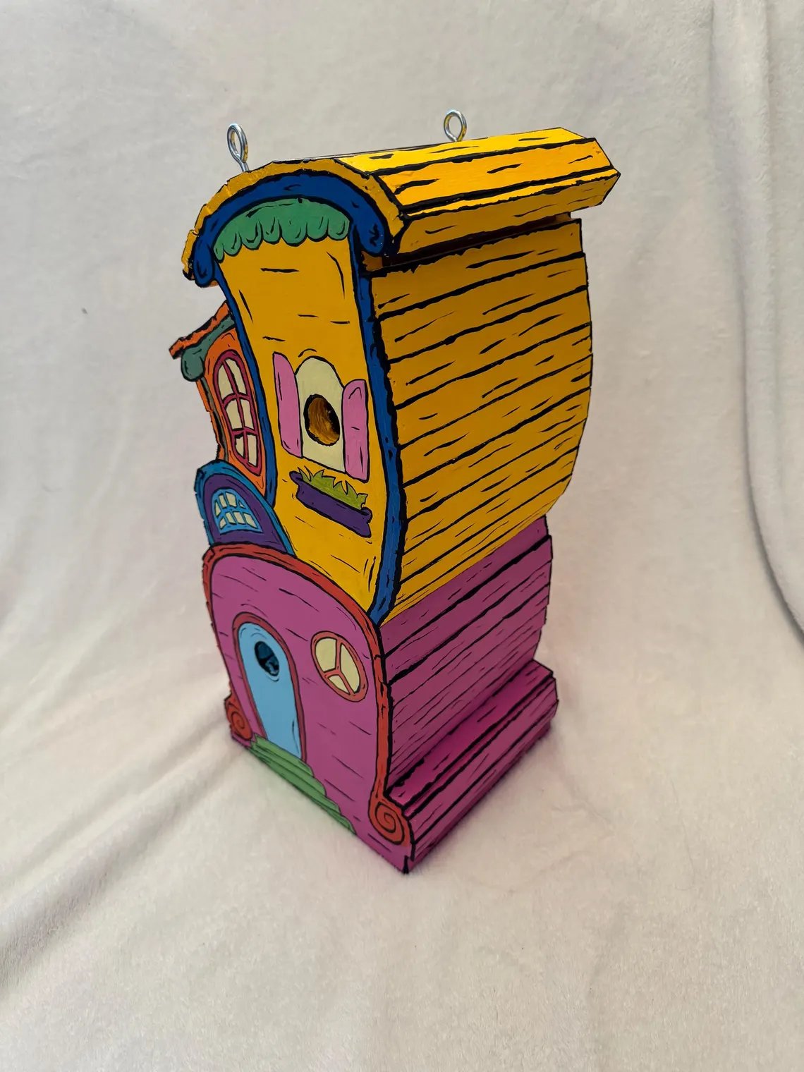 🔥- Dr Seuss Inspired Wooden Handmade Birdhouse (🔥BUY 2 FREE SHIPPING)