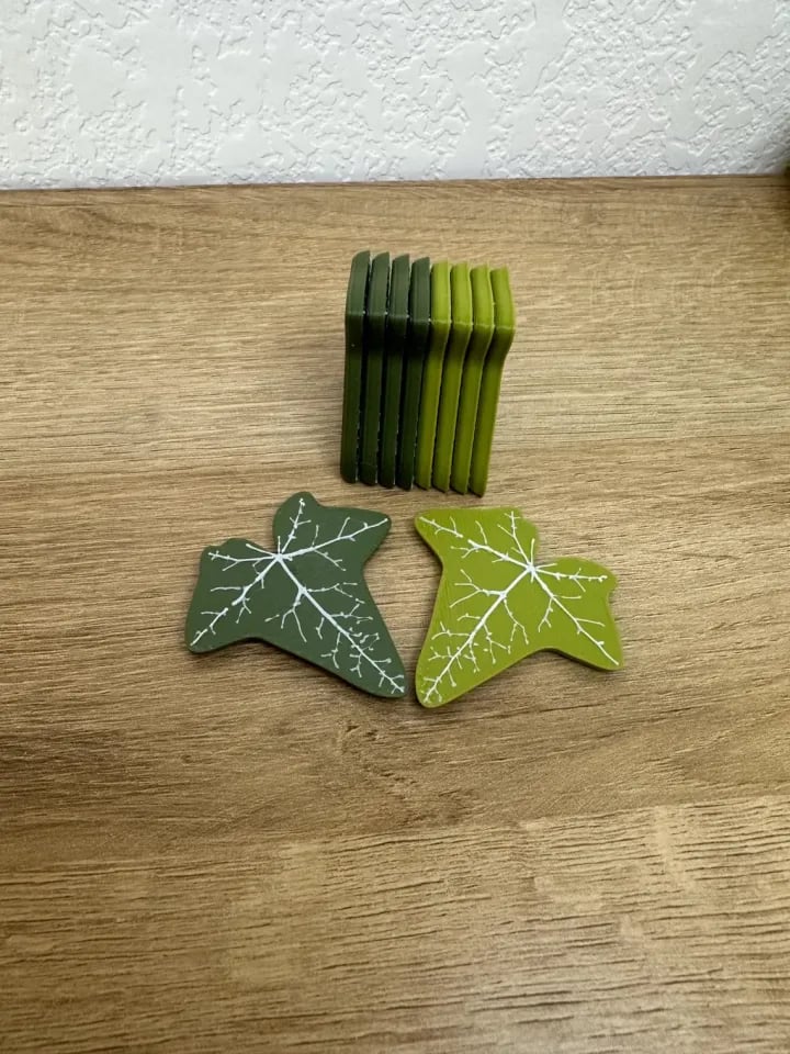 3D Ivy Fridge Magnets