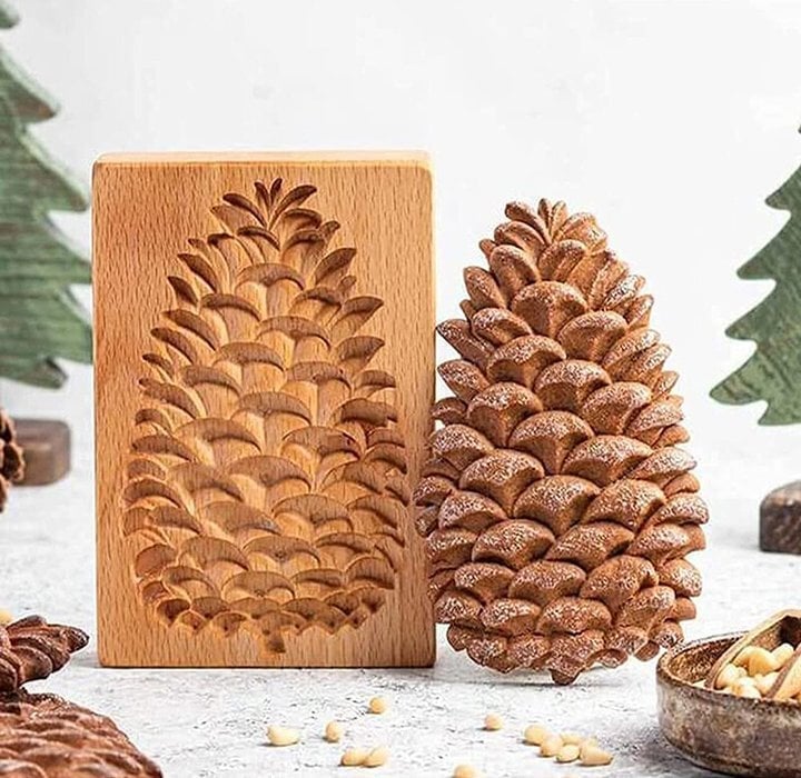 (🎁Last day limited sale - 49% off🎁)Wood patterned Cookie cutter - Embossing Mold For Cookies