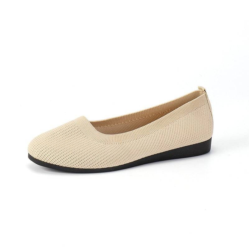 š Lightweight Square-Toe V-Cut Flats