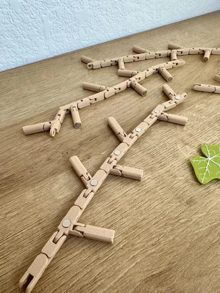 3D Ivy Fridge Magnets