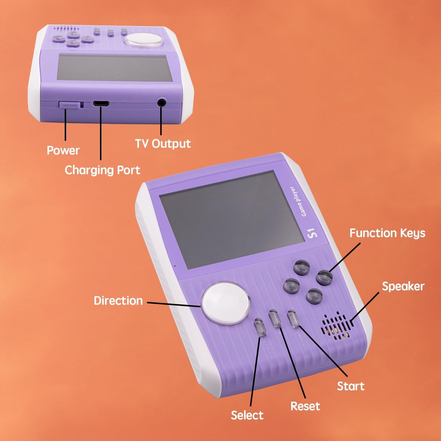 Handheld Game Console for Kids