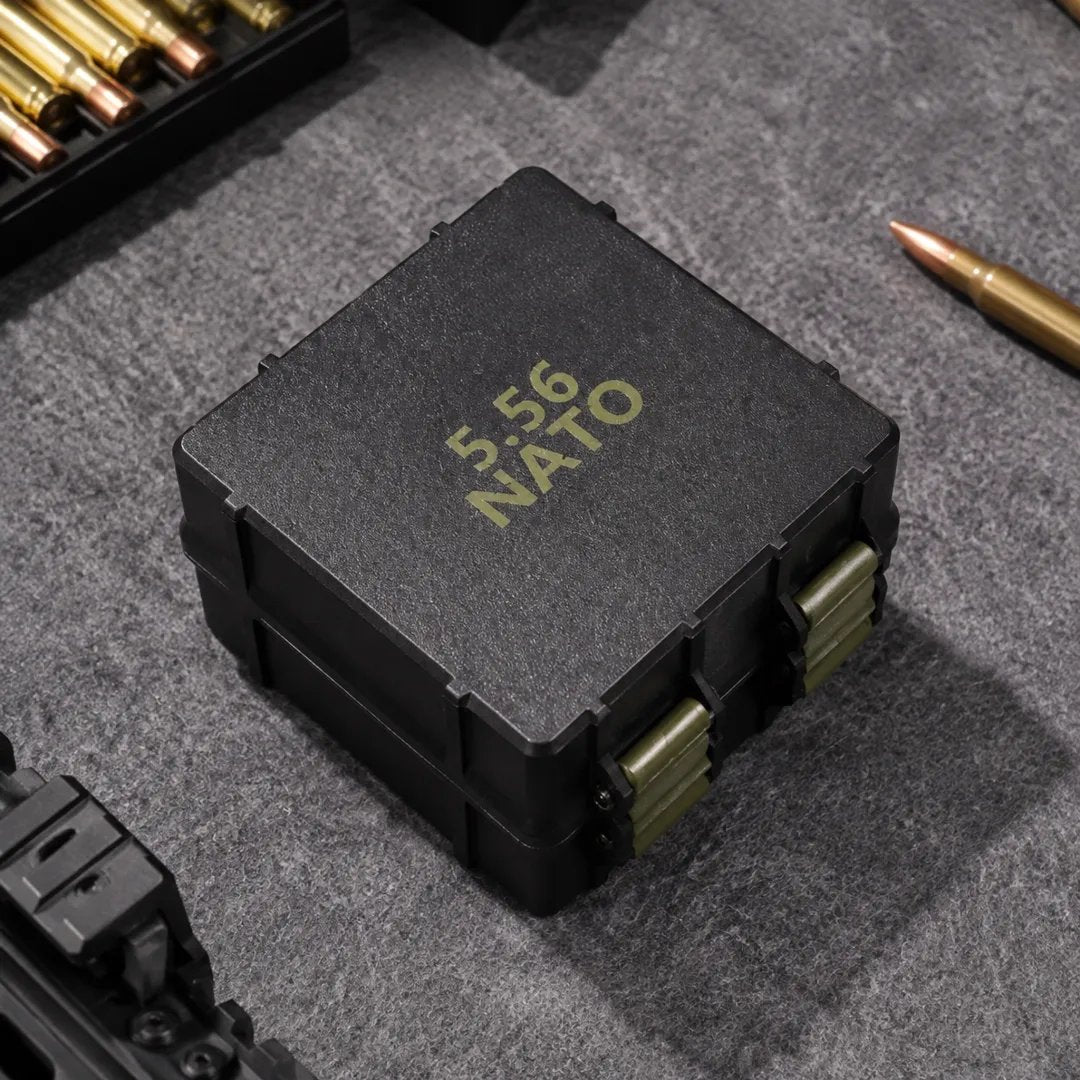 100 Round Ammo Storage Box | Waterproof Hard Shell Ammunition Organizer Case