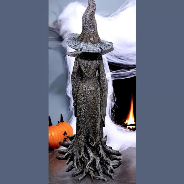 🧙♀️💫Hand-Painted Enchanting Witch Statue: The Guardian of Your Home (✨Same as in the video)