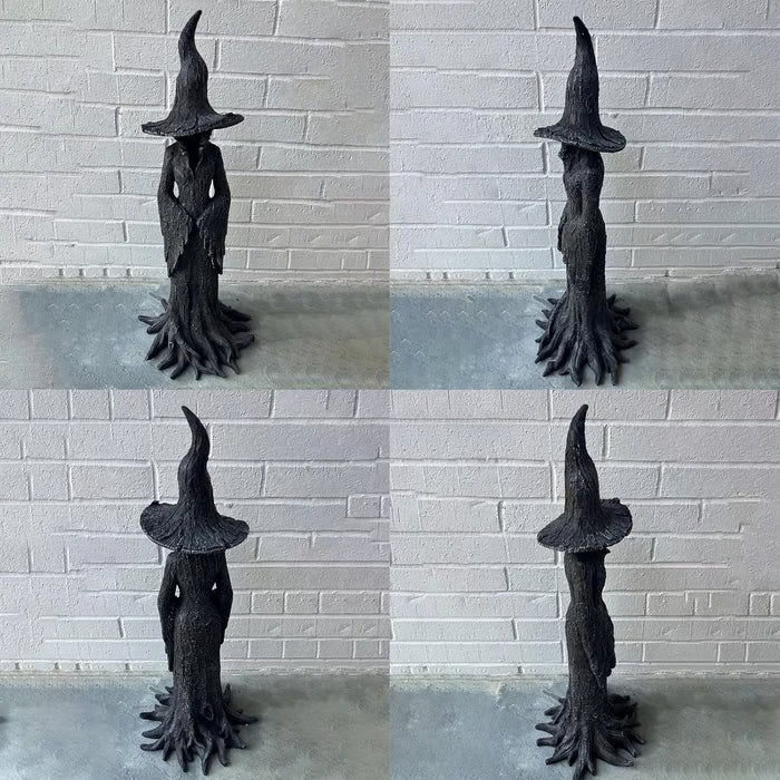 🧙♀️💫Hand-Painted Enchanting Witch Statue: The Guardian of Your Home (✨Same as in the video)