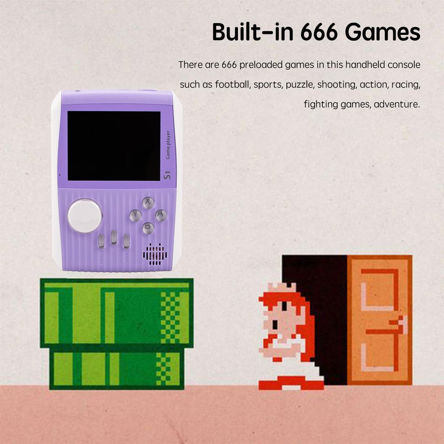 Handheld Game Console for Kids