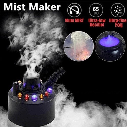 đ12 LED light Ultrasonic Mist Maker Fogger