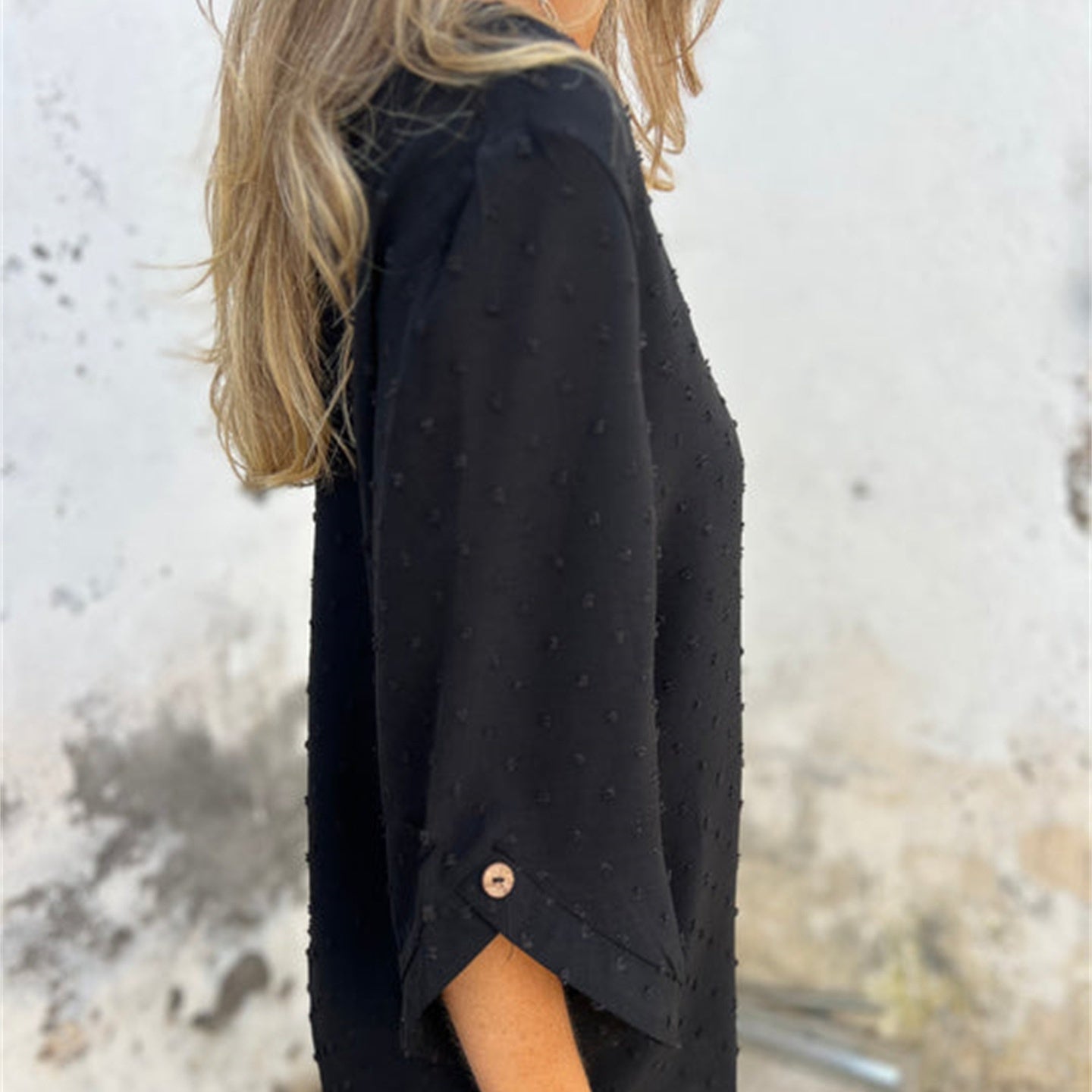 🔥Women's Casual Round Neck Jacquard Top