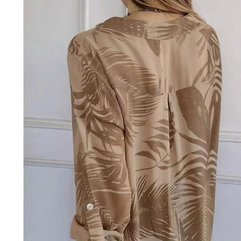 💕Women's Fashion V-Neck Printed Top - Buy two and get free shipping!