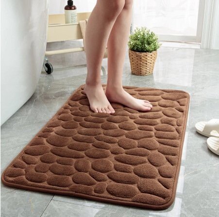 2023 New Arrival Cobblestone Embossed Bathroom Bath Mat mysite